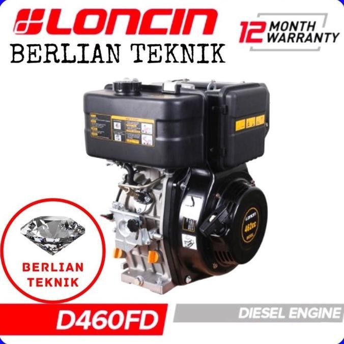 Mesin Penggerak Solar Engine Diesel Loncin D460Fd / 10 Hp Starter