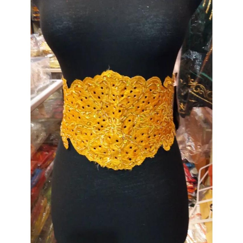 Aksesoris Pinggang/Obi Bordir Payet Kebaya