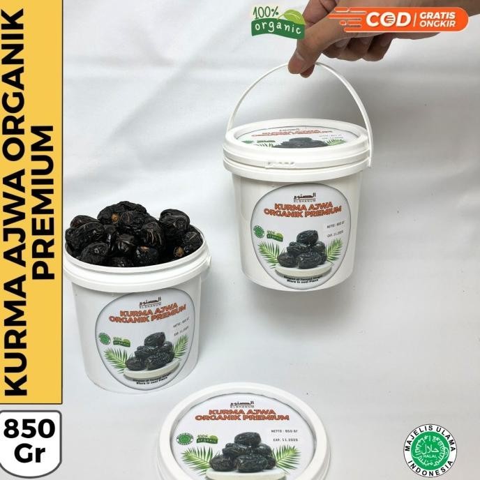 

Kurma Ajwa Ember 850Gr Original - Kurma Ajwa Aliyah Jumbo Ajwa Madinah