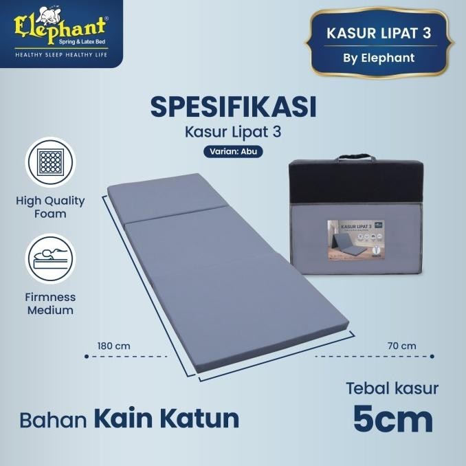 Kasur Lantai Lipat Tiga Elephant