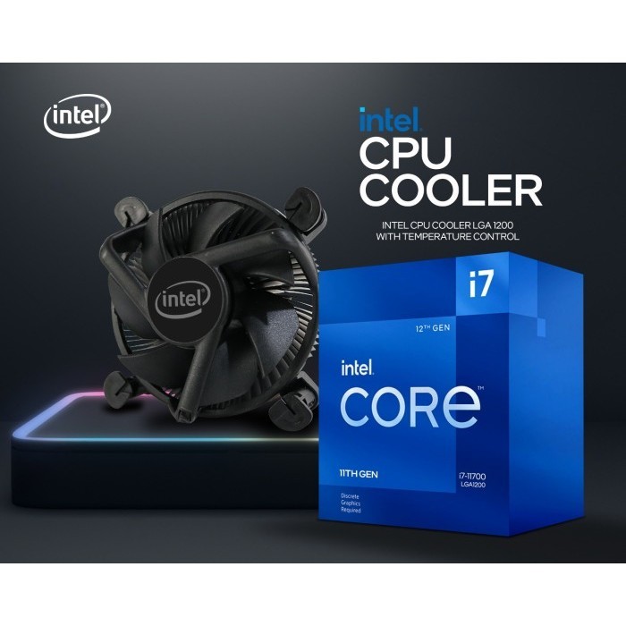 Fan Processor Intel Lga Socket 1200 & 1700