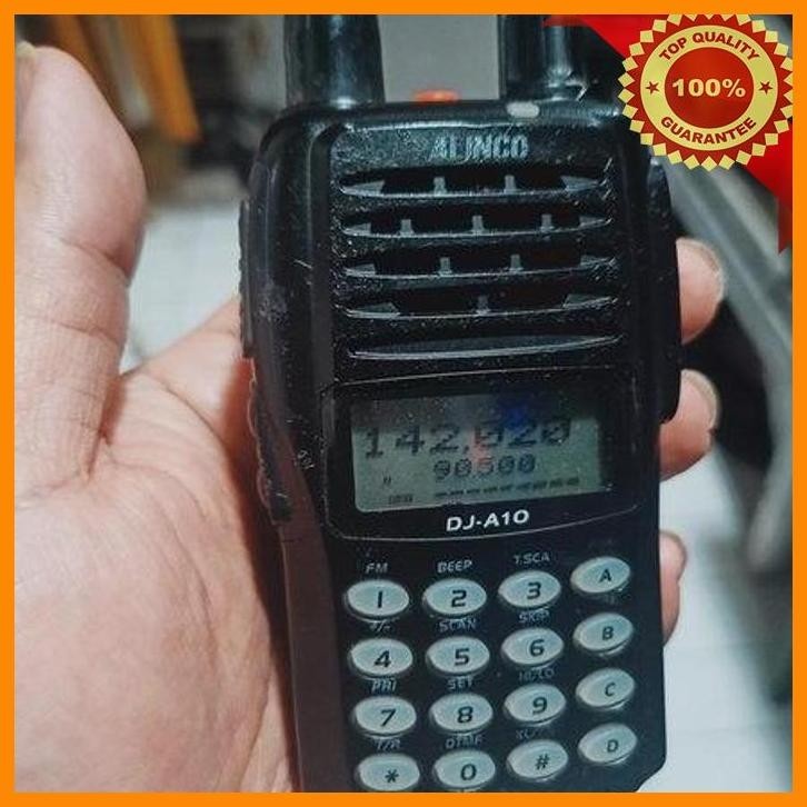 (bk yud) ht alinco a10 frekuensi vhf alinco dj a10 original bekas dan normal 95 persen