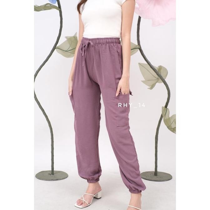 Celana Joger CargoPantsCrinkle | Joger Crinkle Airflow Standart Jumbo Big Sale