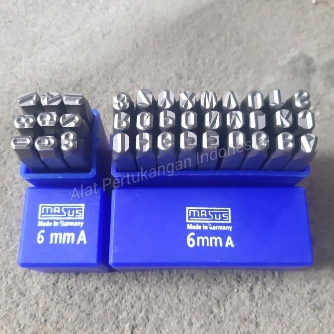 Alat Alat Ketok Angka Huruf Set 6 Mm Nomor Rangka Mesin Mobil Motor