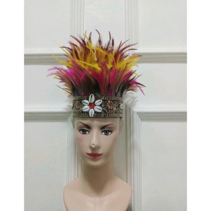 Bulu Bulu // Aksesoris Kepala // Topi Dayak // Ikat Kepala