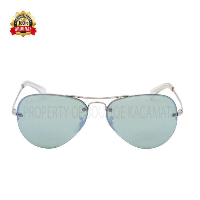 Kacamata Rayban Original Semi-Rimless Aviator 3449-9043/30