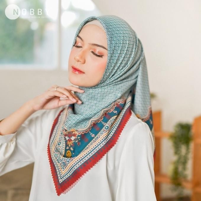 Nobby - Faaza Scarf Hijab Segiempat Exclusive Nobby
