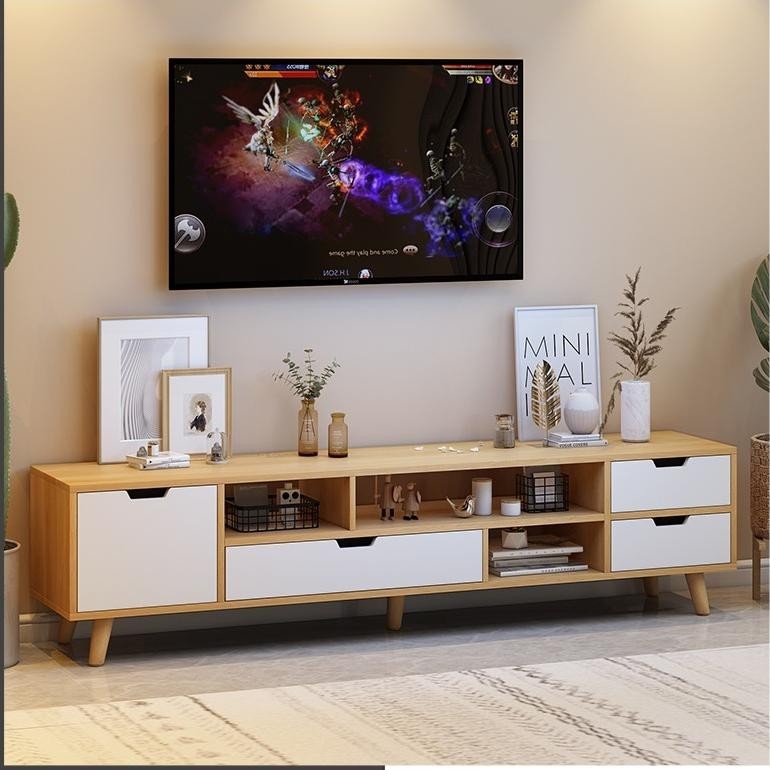 Rak TV Meja TV Minimalis Modern Lemari TV Meja TV Kayu Rak TV Minimalis