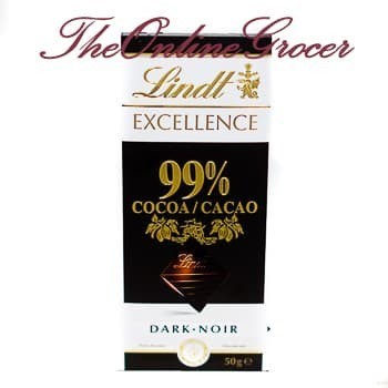 

Lindt Excellence Dark Chocolate or Dark Cacao 70% 90% or 99%