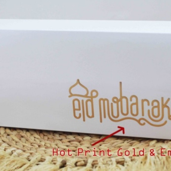 

Limited Hampers Kotak Kue Edisi Lebaran/ Idul Fitri - White Baru!