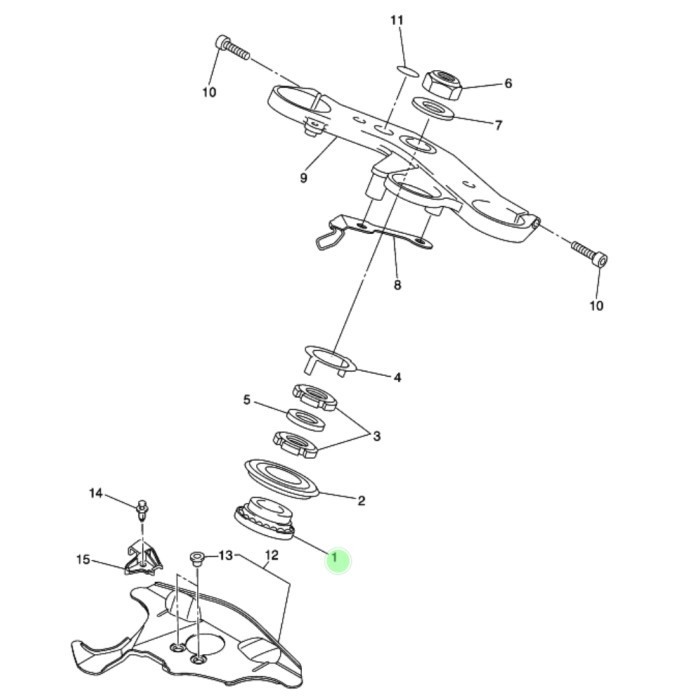bearing komstir set yamaha yzf r6