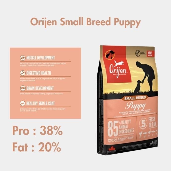 ORIJEN SMALL BREED PUPPY DOG FOOD  VINACANTIK28