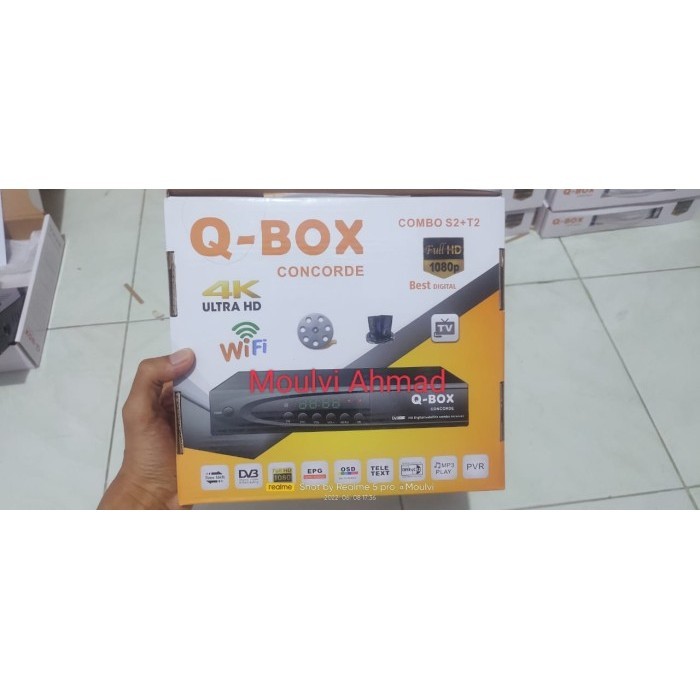 SET TOP BOX TV DIGITAL DVBT2 S2 COMBO Q-BOX BARU