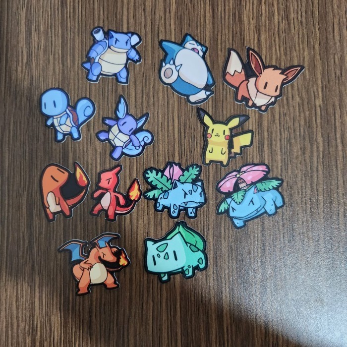 

Sticker Anime - PS1421 - Pokemon - 12pcs