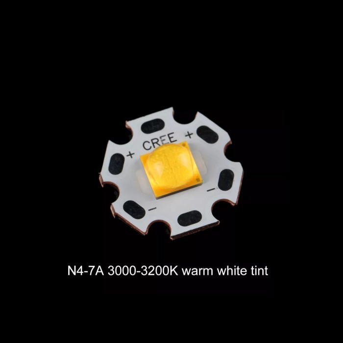 CREE LED EMITTER XHP70.2 6V TEMBAGA COPPER 20MM WARM KUNING