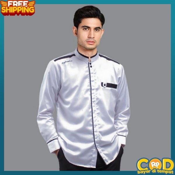 Baju Kokoh Branded Murah Baju Muslim Cwok Keren Koko Pria Dewasa Khoko Terbaru 2024 Baju Muslim Pria