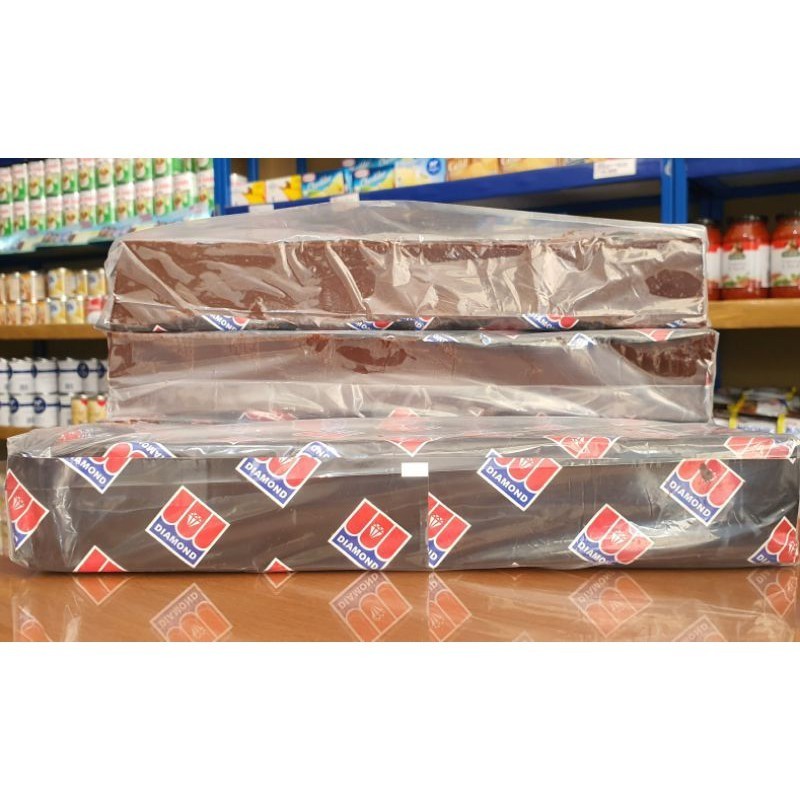 

Diamond Dark Chocolate Compound 1Kg / Coklat Batang Diamond