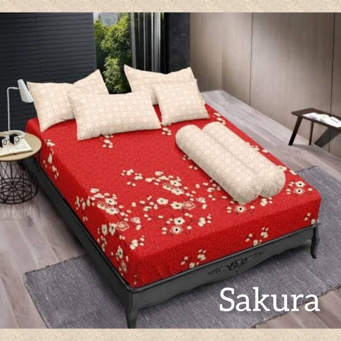 Sprei Katun Vallery Quincy Internal EXTRA King 200x200 Tinggi 30