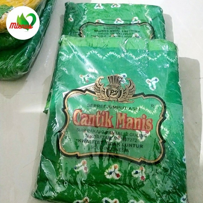 Sprei batik bedsheet jumputan halus kenangan etnik solo Cantik Manis