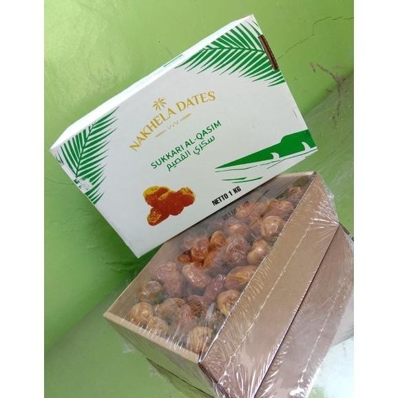 

POJ 1 Kg kurma sukkari Al Qasim Nakhela Dates Eksklusif TERLARIS