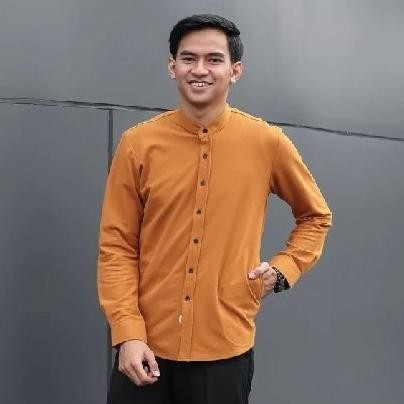 BAJU KOKO PRIA SLIMFIT LENGAN PANJANG DUBAI HARAMAIN BAHAN ADEM GAUL MANDACANTIK64
