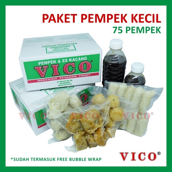 PAKET 75 PEMPEK KECIL - PEMPEK VICO
