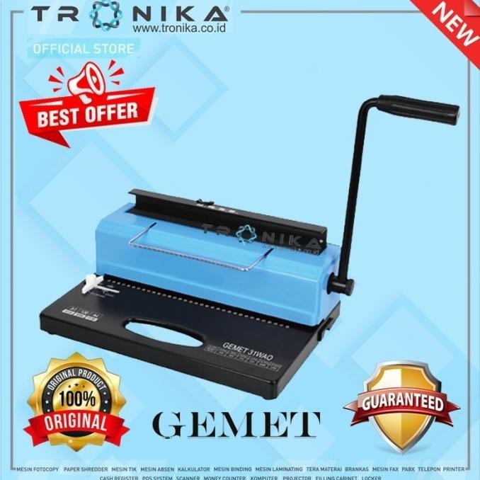 

Mesin Jilid | Gemet 31Wao | Original | Garansi Resmi