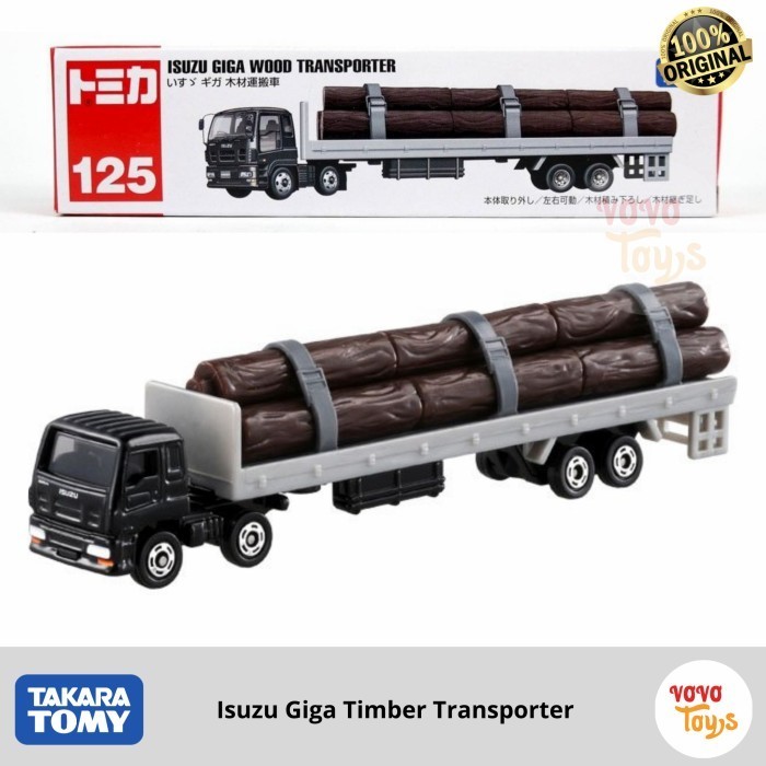 Tomica Long 125 Giga Wood Transporter