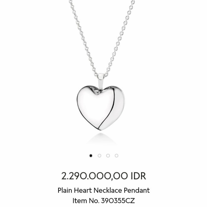 KALUNG HEART LOCKET PANDORA CHARM ORI