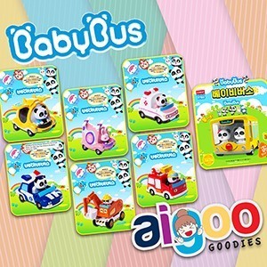 Korean Baby Bus Toys Diecast/ Mainan Anak Babybus Korea-