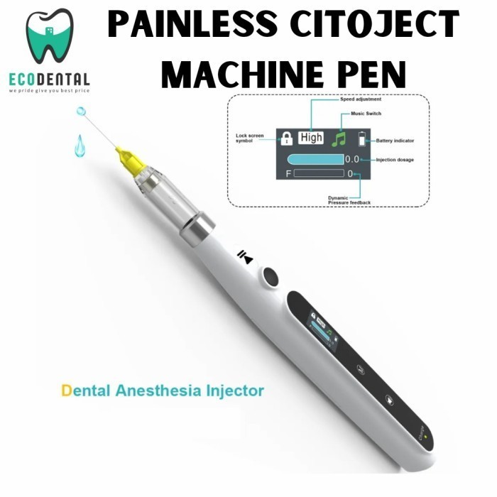 

DENTAL CITOJECT ELECTRIC PAINLESS DENTAL INJECTION ALAT BIUS LOKAL