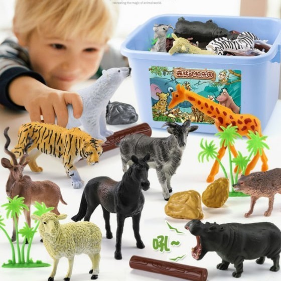 

MINIATURE ANIMAL 58 PCS, MAINAN MINIATURE HEWAN SET, ANIMAL FIGURE SET