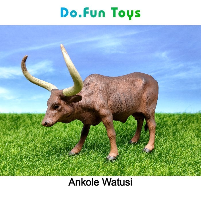 

ANKOLE WATUSI ANIMAL FIGURE / MINIATUR MAINAN BINATANG ANKOLE WATUSI