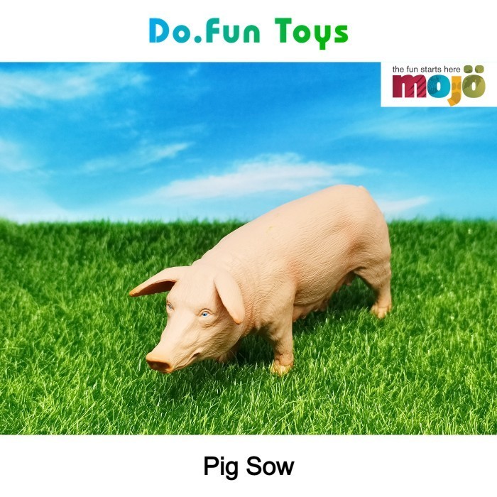 

PIG SOW ANIMAL FIGURE / MINIATUR BINATANG BABI BETINA BY MOJO