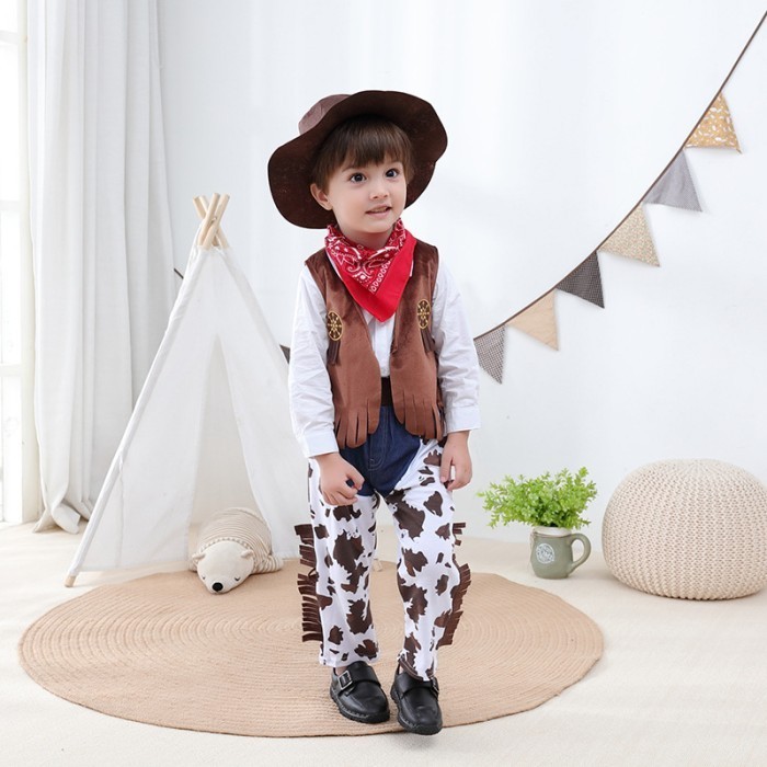 BAJU KOSTUM BAYI KOBOI / KOSTUM BABY COWBOY / BAJU KOBOI ANAK - ANAK