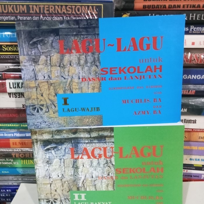 Buku LAGU - LAGU WAJIB DAN LAGU - LAGU DAERAH. -itaL09