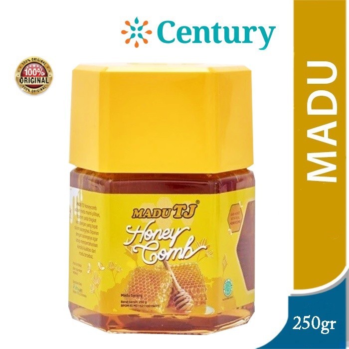 

Madu TJ Honey Comb 250 GR / Madu / Daya Tahan Tubuh / Multivitamin