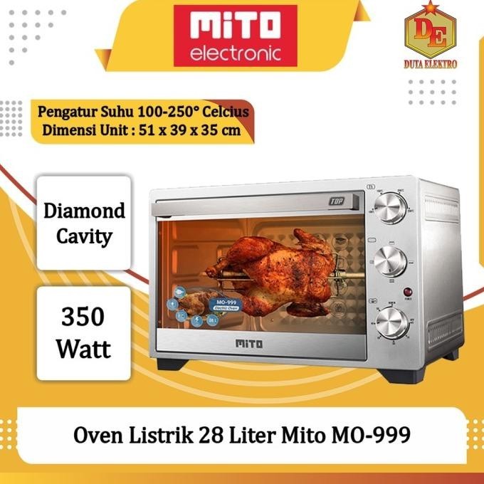 Oven Listrik 28 Liter Mito Mo-999 Storeandalas