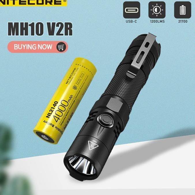 NITECORE Senter LED Tactical Mini Flashlight Super Terang