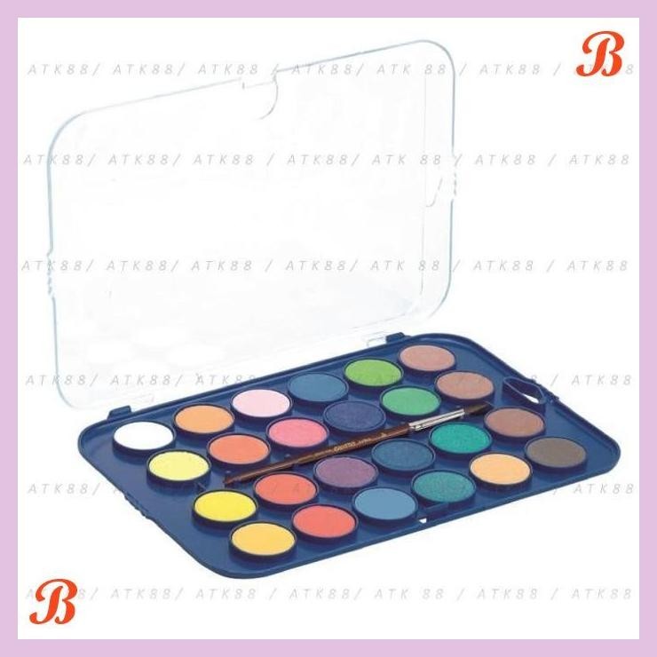 

| PGT | GIOTTO ACQUERELLI 24 WARNA ( WATER COLOR CAKE / CAT AIR )
