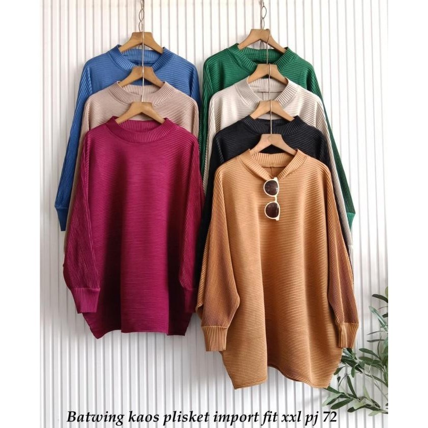 Baju Plisket Import Wanita / Fashion Atasan Cewek Terbaru 1