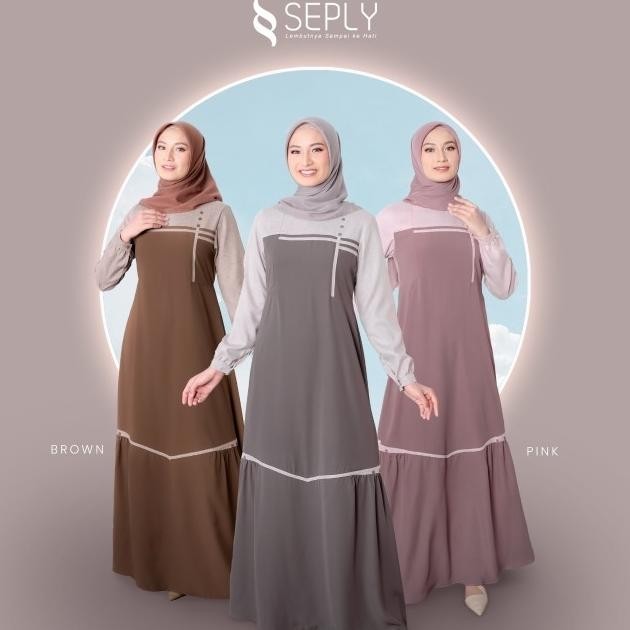 Terlaris Gamis Seply Meyra 201 Pengiriman Cepat