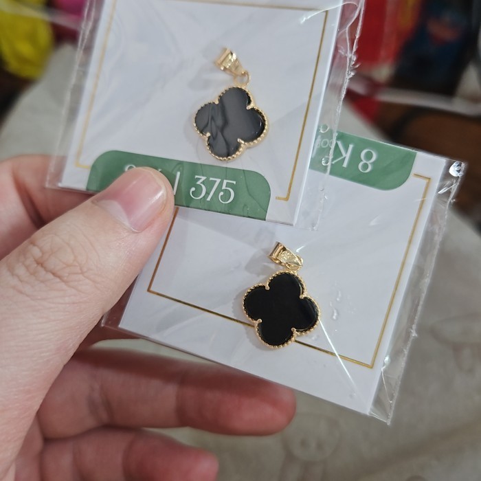 LIONTIN BANDUL KALUNG KUNING KEMBANG BUNGA UBS GOLD EMAS ASLI MUDA 8K