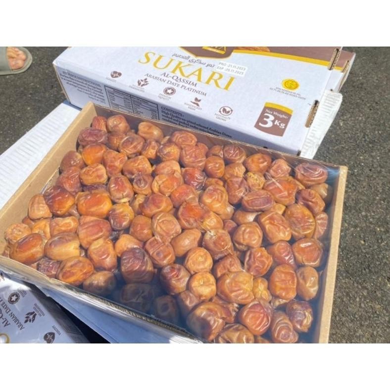 

Tersedia Promo!! Kurma Sukkari | Kurma Raja | Kurma Madu Dus 3Kg ++