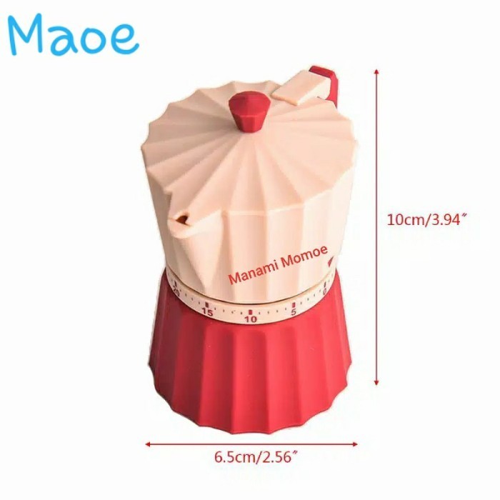 Timer dapur/timer masak/timer masak mixer silikon/timer alarm 60menit/