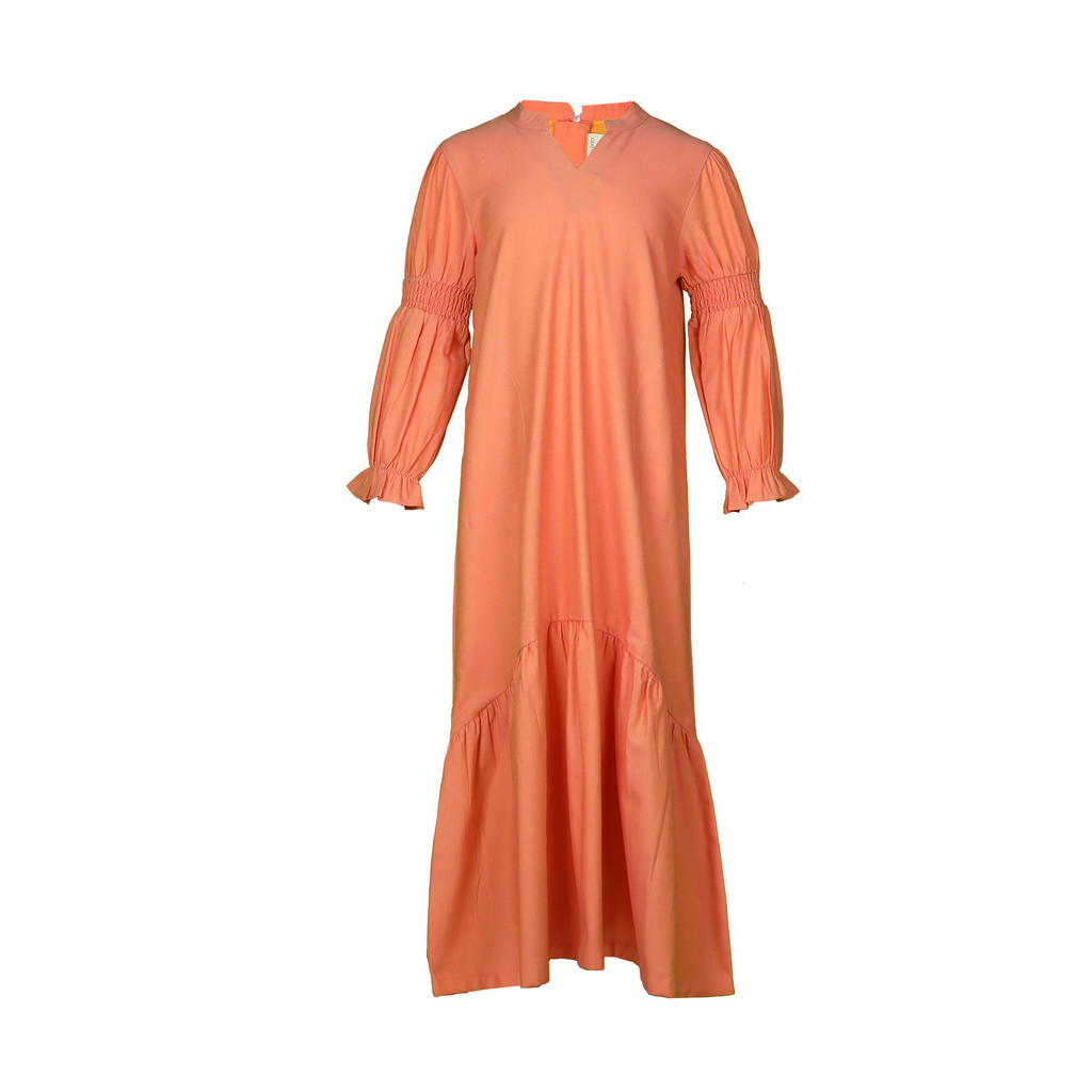 Pito Dito Girl Augry Dress Gamis Anak Orange
