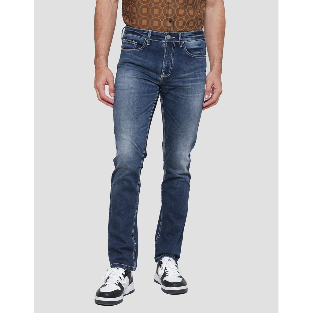 Andrew Smith Washed Accent Celana Panjang Pria 115474382