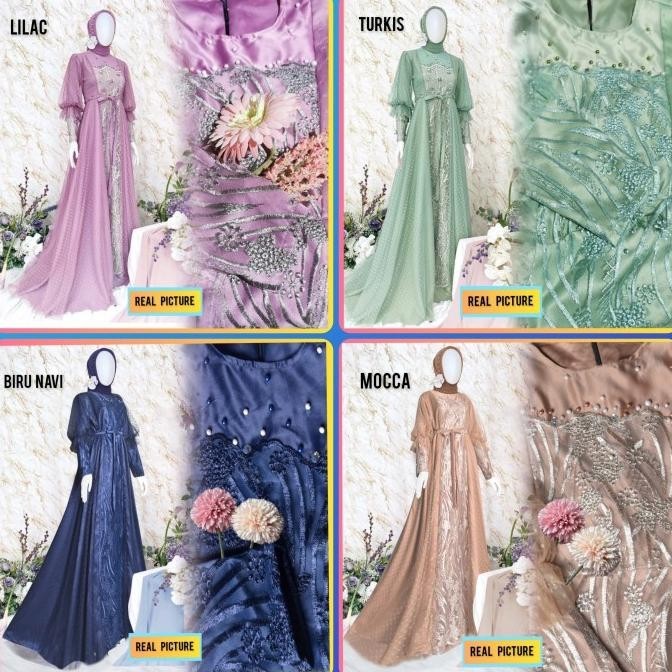 Dress Muslim Wanita Jumbo Big Size Maxy Abaya Busui Gamis Maxi Maroon