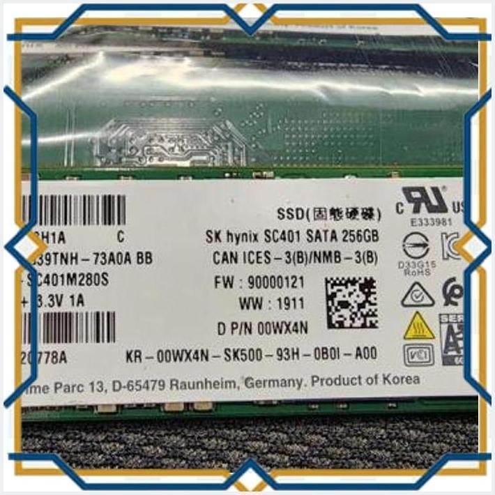 [Abz] Dell 00Wx4N Sk Hynix Sc401 256Gb Sata Ssd Drive Hfs256G39Tnh-73A Abj