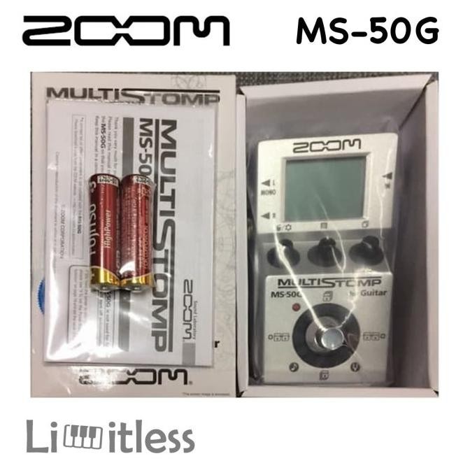 Zoom Ms50G Efek Gitar Multistomp Garansi Original